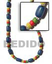 Blue Buri Seed Necklace Seeds Beads Necklace