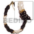 Twisted Troca Rice Bead Shell Bracelets