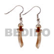 40mm Sword Hammershell Shell Earrings