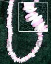 Sq. Cut White Shell Shell Necklace