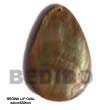 Philippines Shell Pendant Shell Fashion Shell Pendant Jewelry Brown Lip Teardrop Natural Shell Component SFAS5031P