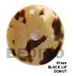 Black Lip Donut Pendant Shell Pendant