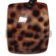 Rectangular Cowrie Shell Pendants Shell Pendant