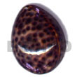 Tiger Cowrie Oval Hunchback Shell Pendant