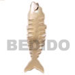 Hammershell Fishbone Pendants Shell Pendant