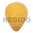 Philippines Shell Pendant Shell Fashion Shell Pendant Jewelry Piktin Clam Dyed In Yellow Pendants Natural Shell Component SFAS5110P