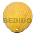 Philippines Shell Pendant Shell Fashion Shell Pendant Jewelry Piktin Clam Dyed In Yellow Pendants Natural Shell Component SFAS5111P