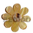 Philippines Shell Pendant Shell Fashion Shell Pendant Jewelry MOP Flower W/ Cowrie Shell Nectar 45mm Pendants Natural Shell Component SFAS5123P