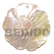 MOP Sunshine Flower 40mm Shell Pendant