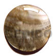 Round Blacklip 40mm Pendants Shell Pendant