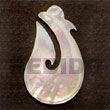 Philippines Shell Pendant Shell Fashion Shell Pendant Jewelry Hook MOP 40mm Pendants Natural Shell Component SFAS5225P