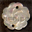 Flower Hammershell 30mm Pendants Shell Pendant