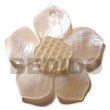 45mm Natural Hammershell Flower Shell Pendant