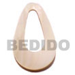 Philippines Shell Pendant Shell Fashion Shell Pendant Jewelry Kabibe 30mm Teardrop W/ Center Hole Pendants Natural Shell Component SFAS5395P
