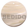 40mm Round Kabibe Shell Shell Pendant
