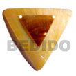 Triangle 50mm MOP W/ Shell Pendant