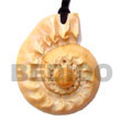 Philippines Shell Pendant Shell Fashion Shell Pendant Jewelry Cone Melo Shell Pendants Natural Shell Component SFAS5412P