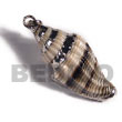 Philippines Shell Pendant Fashionable Aninikad shell molten silver metal pendant handmade natural SFAS6277P