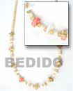 Coco And Shell Alternate Natural Combination Necklace