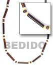 Natural Bamboo Tube Necklace Natural Combination Necklace
