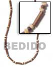 Natural Made Bamboo Tube Natural Combination Necklace