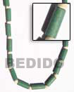 Green Wood Tube Necklace Natural Combination Necklace