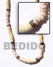 Natural Coco Heishe Necklace Natural Combination Necklace