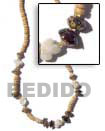 Troca Manol In Sundial Natural Combination Necklace