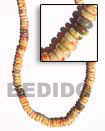 7-8 Elastic Coco Heishe Natural Combination Necklace
