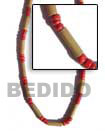 Bamboo Tube Alternate Necklace Natural Combination Necklace