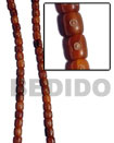Horn Tube W/ Design Bone Horn Beads Necklace
