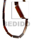 Golden Horn 4 Sides Bone Horn Beads Necklace