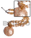 3 Layers Glass Beads/pink Weekly Jewelry Specials