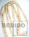 Baluster Natural White Wood Wood Beads Wooden Necklaces