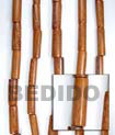 Bayong Tube Wood Beads Wooden Necklaces