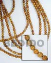 Philippines Wood Beads Shell Fashion Wood Beads Wooden Necklaces Jewelry Nangka Beads 6mm In Beads Strands Or Necklaces Natural Shell Component SFAS057WB