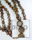 Robles Sidedrill Disc Wood Beads Wooden Necklaces