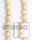 Natural White Wood Oval Wood Beads Wooden Necklaces
