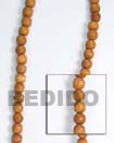 Philippines Wood Beads Shell Fashion Wood Beads Wooden Necklaces Jewelry Bayong Beads 6mm In Beads Strands Or Necklaces Natural Shell Component SFAS077WB