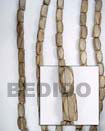 Gray Wood Diamont Cut Wood Beads Wooden Necklaces
