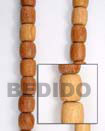 Bayong Barrel Wood Beads Wooden Necklaces