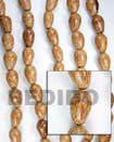 Palm Wood Tear Drop Wood Beads Wooden Necklaces