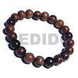 Philippines Wooden Bracelets Hard Wood Beads Bracelets Fashion Round Camagong Tiger SFAS5308BR