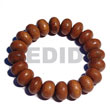 Philippines Wooden Bracelets Mentos Fashion Bayong Elastic Wood Beads Bracelets SFAS5326BR