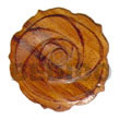 Wood Rose 35mm Pendants Wooden Pendant