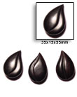 Philippines Wooden Pendant Shell Fashion Wooden Pendant Jewelry Camagong Teardrop Pendants Natural Shell Component SFAS560P