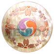 Mother Of Pearl Shell Hand Painted Pendant